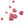 Beads wholesaler Rhodonite Heart Bead 6mm - Hole: 0.8mm (5)