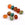 Beads Retail sales Large Red Agate Rondelle Beads - Green-Beige Brown 12-13.5x9-10mm - Hole: 1.2mm (5)