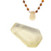 Teardrop pendant Faceted lemon ja- de 28mm - Hole: 1.2mm (1)