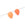 Beads wholesaler Leaf pendant Orange moonstone - 8-10mm - Hole: 0.4mm (2)