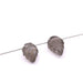Gray moonstone leaf pendant - 8-10mm - Hole: 0.4mm (2)