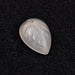 Carved leaf pendant Beige white agate - 19x14mm - Hole: 0.8mm (1)