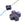 Beads Retail sales Sodalite cross bead 10mmx3mm - Hole: 1.1mm (1)