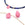 Beads wholesaler Flat faceted teardrop pendant jade pink-tinted - 9-10mm - Hole: 0.8mm (2)