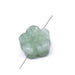 Carved aventurine flower bead 14mm - hole 1mm (1)