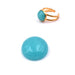 Round cabochon 12mm amazonite-dyed jade (1)