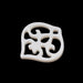 Openwork shell Arabesque Pendant 20mm - Hole: 1.8mm (1)