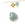 Beads wholesaler Faceted heart-shaped bead amazonite 8mm - hole: 1mm (1)