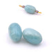 Amazonite cylinder bead 13x11mm - Hole: 1mm (2)