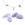 Beads wholesaler Blue agate drop pendant 11-20x6-8mm - hole: 1mm (4)