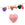 Beads Retail sales Faceted Rhodonite Heart Pendant 13mm - 1mm Hole (1)