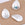 Beads wholesaler Drop pendant shell cream white - 30x21mm (1)