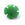 Beads Retail sales Green jade flower pendant 22mm - hole 2mm (1)