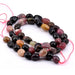 Dark Tourmaline Nugget Beads - 7.5x8-10mm (1 strand)