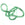Beads wholesaler Roundelle bead green aventurine 4x2mm (1 strand - 38cm)