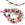 Beads wholesaler Dyed jade rondelle beads mixed colors - 4.5mm - Hole: 0.5mm (1)