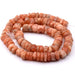 Sunstone heishi bead 6.5-8x3-5mm Hole: 0.5mm (1 strand - 34cm)