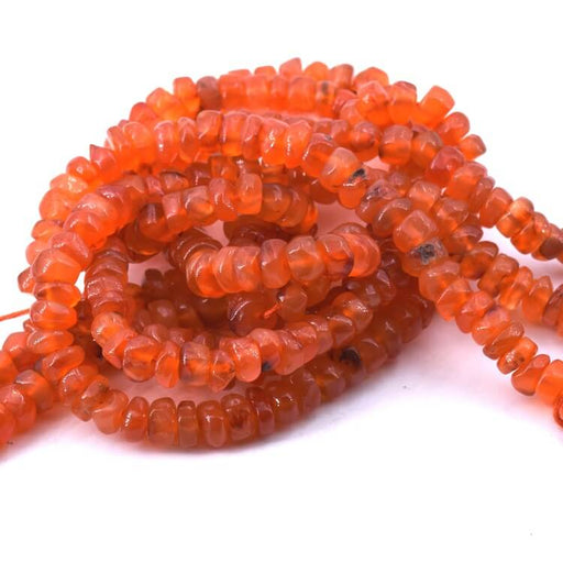 Buy Heishi bead Carnelian rondelle 5-6x3-4mm (1 Strand-32cm)