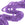 Beads wholesaler Amethyst button bead 4-5x2-4mm - Hole: 0.5mm (1 Strand-34cm)