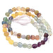 Fluorite flat disc bead Slightly matte 7-8x6-7mm (1 Strand - 35cm)