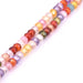 Mix color zircon faceted rondelle bead 3x2mm (1 strand-37cm)