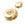Beads wholesaler Oval bead 7x8mm Golden brass and zircon - Hole: 1mm (1)
