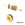 Beads Retail sales Heishi Bead with Green Zirconia 4x2mm Golden Brass - Hole: 0.8mm (1)