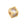 Beads Retail sales Cube bead with zircons - Golden brass - 7mm - Hole: 2mm (1)