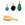 Beads Retail sales Bail for pendant for Semi-drilled beads - golden brass and zircon - 7mm (1)
