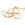 Beads Retail sales Round snake chain necklace gold stainless steel 40+5cm - 1mm (1)