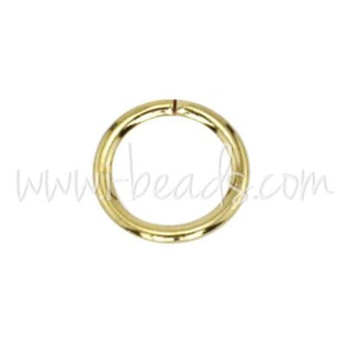 jump rings Open golden brass - 10x1.2mm (10)