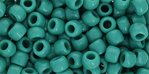 cc55D - Toho 6/0 opaque dark turquoise seed beads (10g)