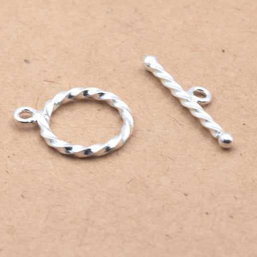 Buy Round toggle clasp rope sterling silver 13mm (1)