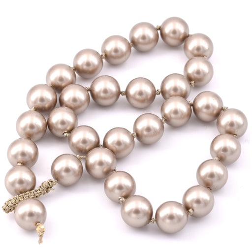 10pc Crystal Pearl & 5m Metallic Cord Pack