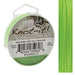 Braided nylon wire cord - 0.8mm - Neon green - 15m spool (1)