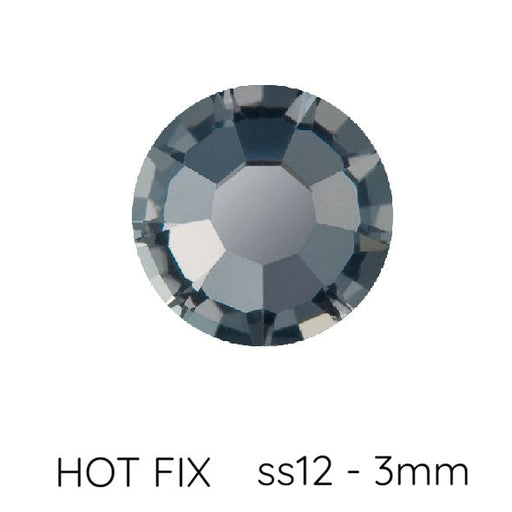 Flatback Hotfix Preciosa Crystal NightFall - ss12-3mm (80)