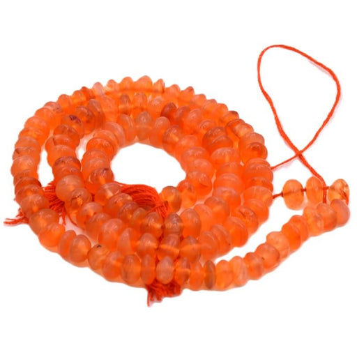 Buy Carnelian Bicone Button Beads 6-7x3-4mm (1 Strand - 35cm)