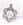 Beads wholesaler Medal Pendant Sun Flower Stainless Steel - 25mm (1)