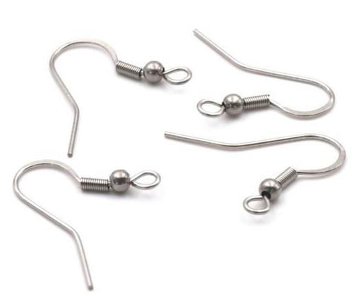 Buy Earring Hooks Stainless Steel 18mm (4)
