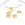 Beads wholesaler Pendant Hollow Star Stainless Steel Gold 11mm- Hole: 1,5mm (4)