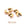Beads wholesaler Crimp Bead Cover Golden Stainless Steel 4x3,5mm (5)