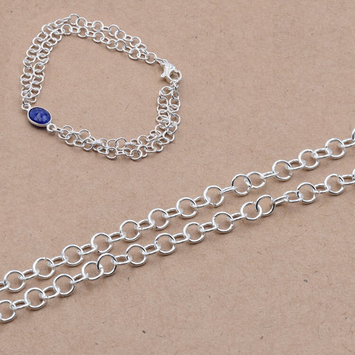 Buy Chain Stainless Steel Silver Rolo 4x0.6mm (50cm)