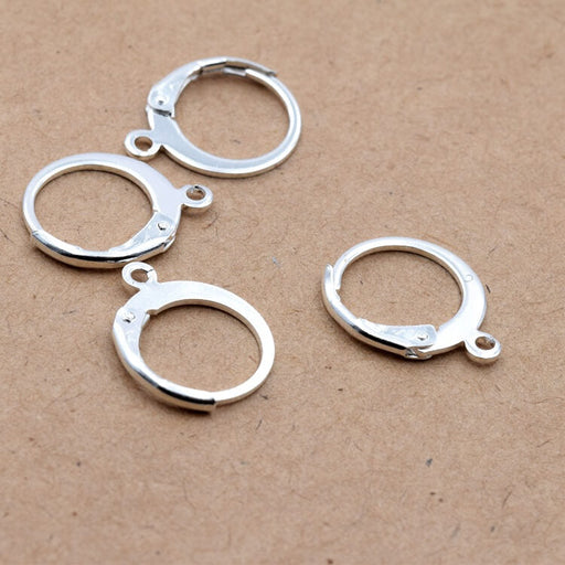 Buy Stainless Steel Leverback Earring- Silver 12mm (4)