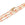 Beads wholesaler Stainless Steel Cross Chain Necklace, with Clasp, Golden and Enamel Orange 45cm - 2x1.5mm (1)