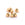 Beads Retail sales Cube Beads Stainless Steel Gold 4x4x4mm (5)