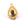 Beads wholesaler Drop Pendant Steel Gold and Tiger Eye Cabochon 19x14mm (1)