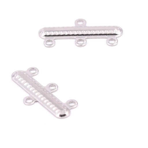 Buy End Cap Clasp 3 Rows Stainless Steel - 20x10mm (2)