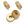 Beads wholesaler Heishi Rondelle Beads Stainless Steel Diamond cut-Golden - 6x2mm (4)