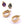 Beads Retail sales Pendant support for 4320 -14x10mm golden stainless steel (1)