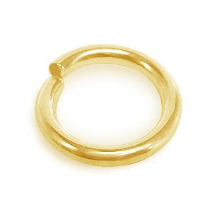 Jump rings gold plated 24K 8.5mm (10)